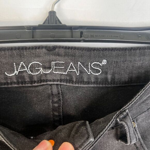 Jag Jeans Light Black Floral Embroidered Boho Skinny Jeans Size 6/28 - Picture 7 of 10